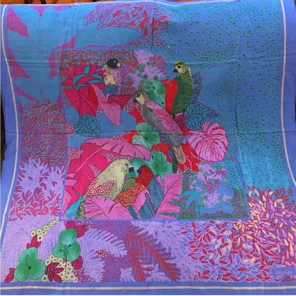 CHRISTIAN DIOR SILK SCARF - Picture 2 of 5